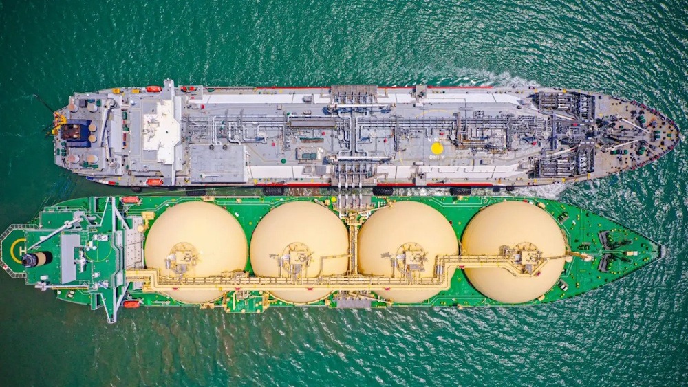 LNG Carrier at Sea